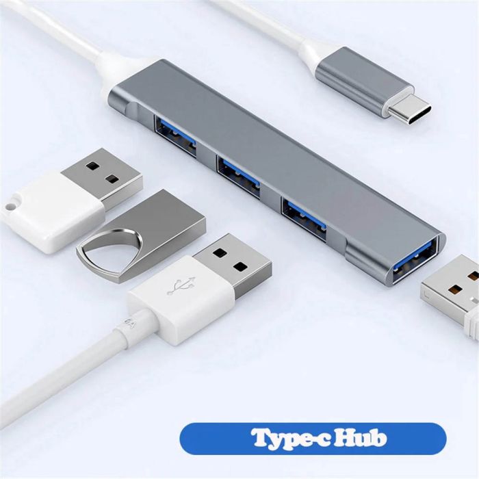 Type C 3.1 To USB HUB 4 PORT - Select.pk