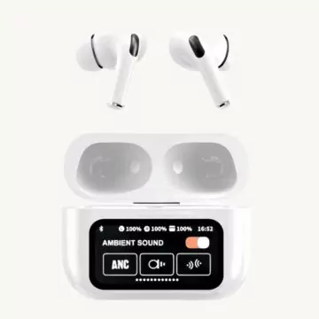 A9 Pro Apple Airpods ANC/ENC , Touch Control, Black