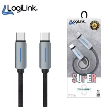 Logilink Type C To Lightning Nylon Fast Charging Data Cable-select.pk